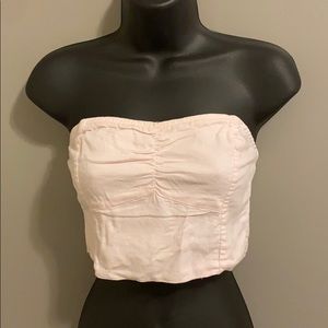 Strapless Pink bandeau top